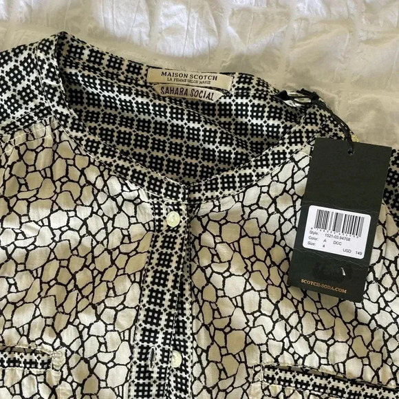 Maison Scotch Sahara Social printed romper jumpsuit - Picture 12 of 12